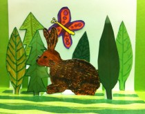 Der Hase in der Wiese
