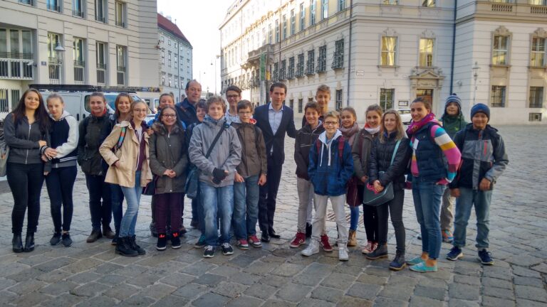 Meet & Greet der 4A mit dem Außenminister