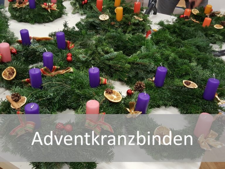 Adventkranzbinden