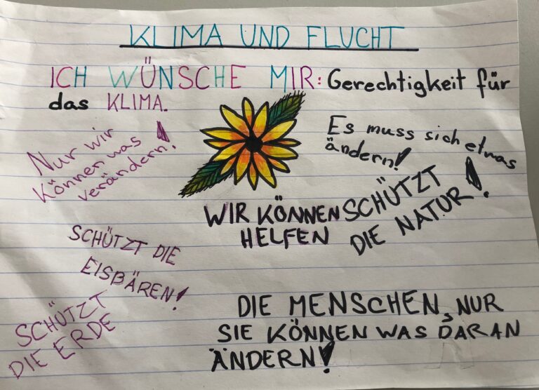 Klimaaktionswoche – Klima und Flucht