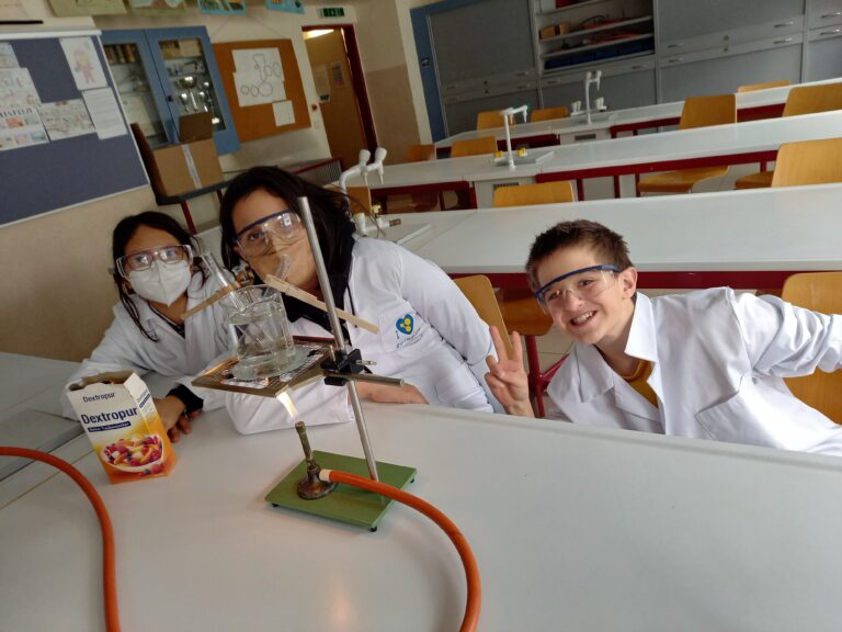 Wir verspiegelten Reagenzgläser