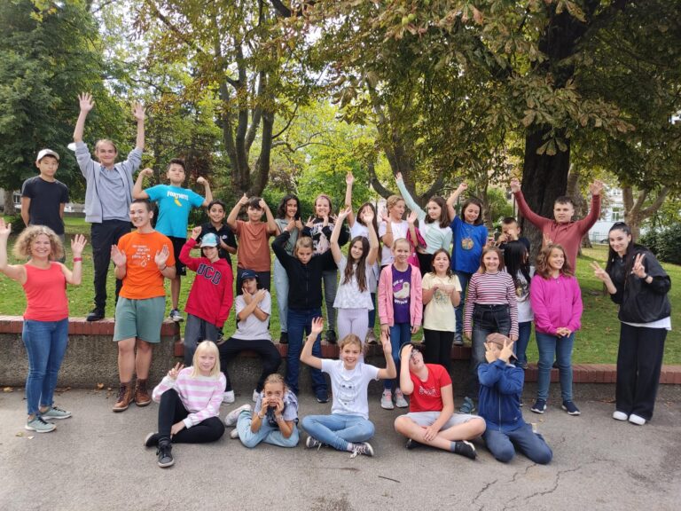 Outdoortag mit den Peers beim Schulanfangsprojekt