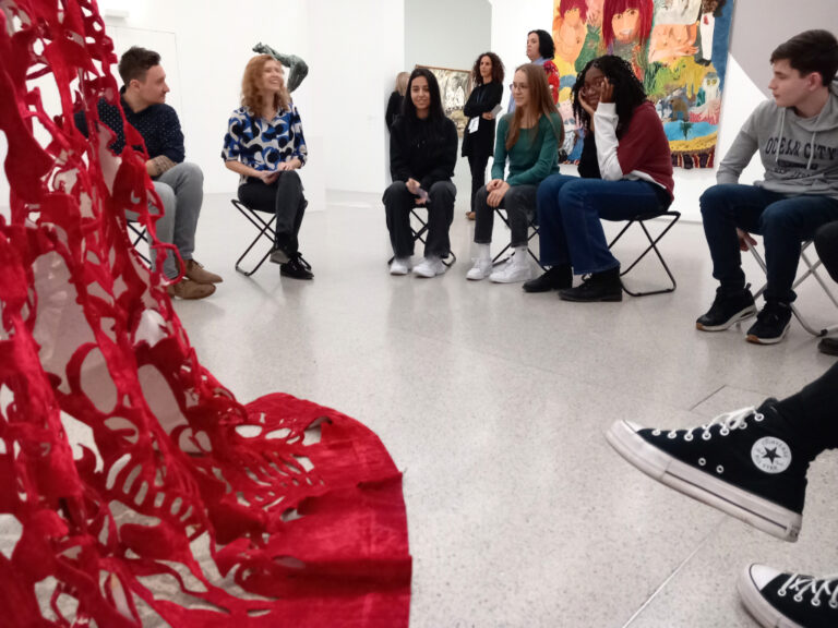 Kunstgespräch im Mumok mit dem Wahlpflichtfach BE