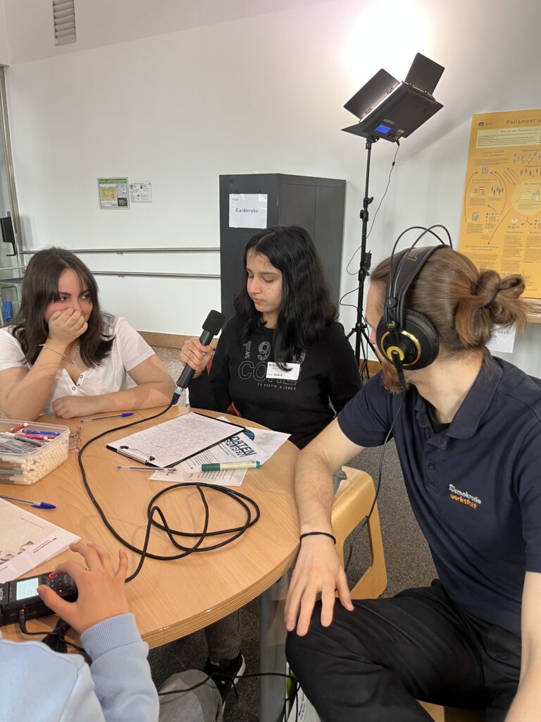 Ein ereignisreicher Tag in der Demokratiewerkstatt