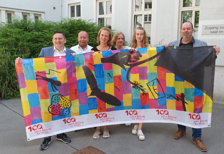 Emily (5B) gewinnt Fahnenwettbewerb!