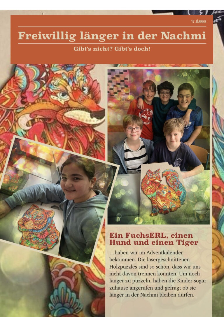 Freiwillig länger in der Nachmittagsbetreuung