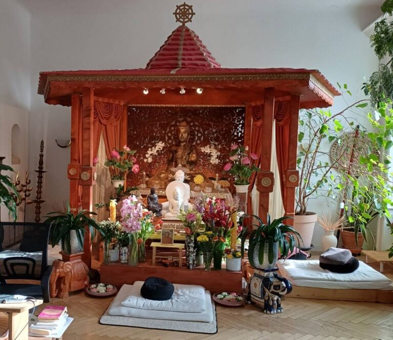 Besuch im buddhistischen Dhamma-Zentrum Nyanaponika in Wien Penzing