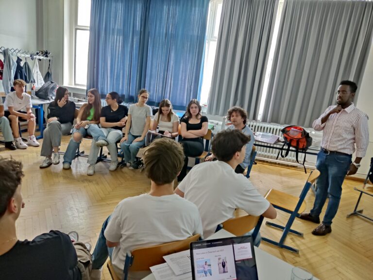 Besuch von Ibrahim Jimale aus Somalia