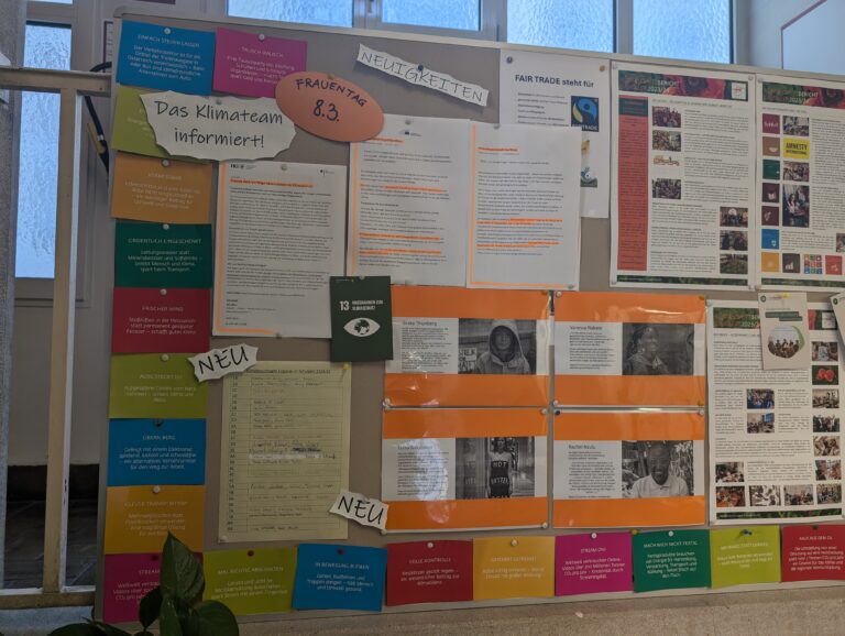 Aktion zum Internationalen Frauentag