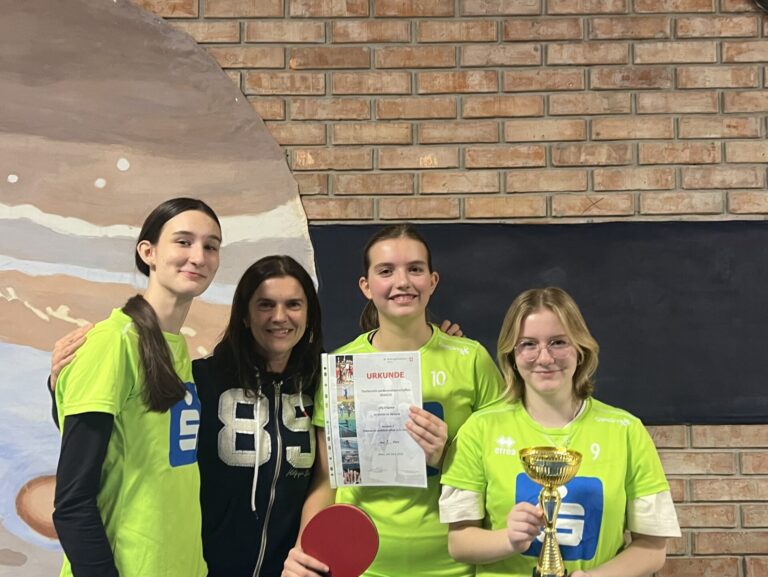 Unsere Mädchen sind Wiener Meisterinnen im Tischtennis