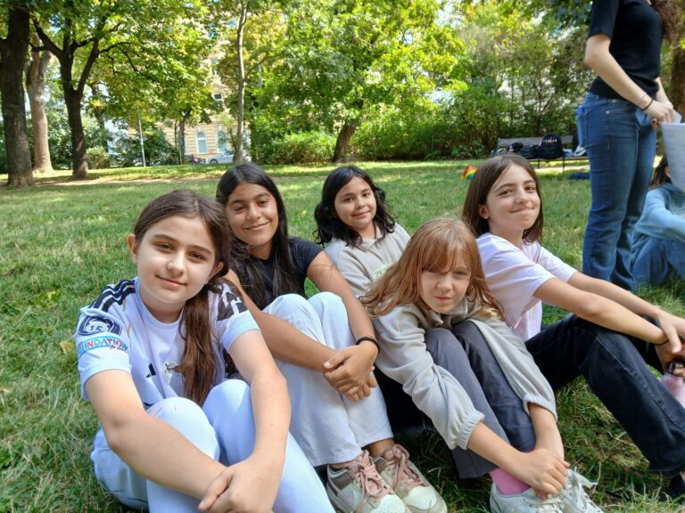 Mit den Peers im Park