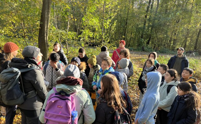 Die 1C auf Spurensuche im herbstlichen Wienerwald