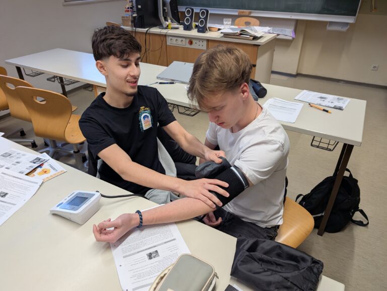 Doktorspiele im Wahlpflichtfach? – Nein, Experimente zum Blutkreislauf!